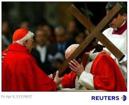 press ii peter st ratzinger paul cross friday john